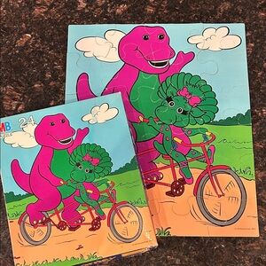 1993 MB Barney 24 Piece Puzzle